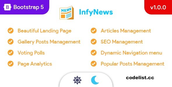 News v1.0.0 - Laravel News and Magazines & Blog / Articles PHP script