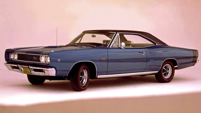 A Dodge Coronet R/T on a plain background