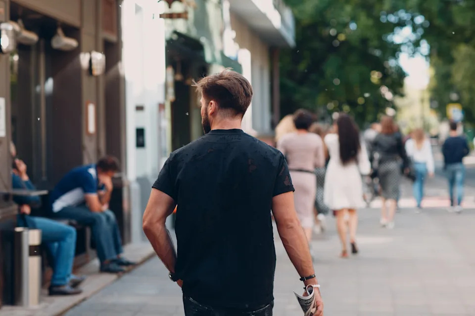STOCK PHOTO/Adobe - PHOTO: A man walks in a city in an undated stock photo.