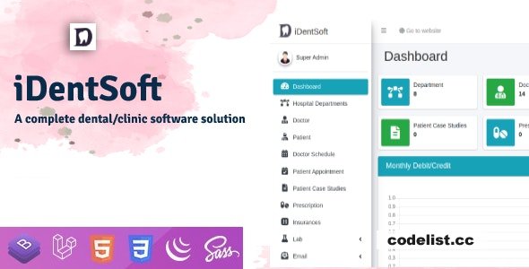 iDentSoft v1.2.0 - Dental / Clinic Software Solution