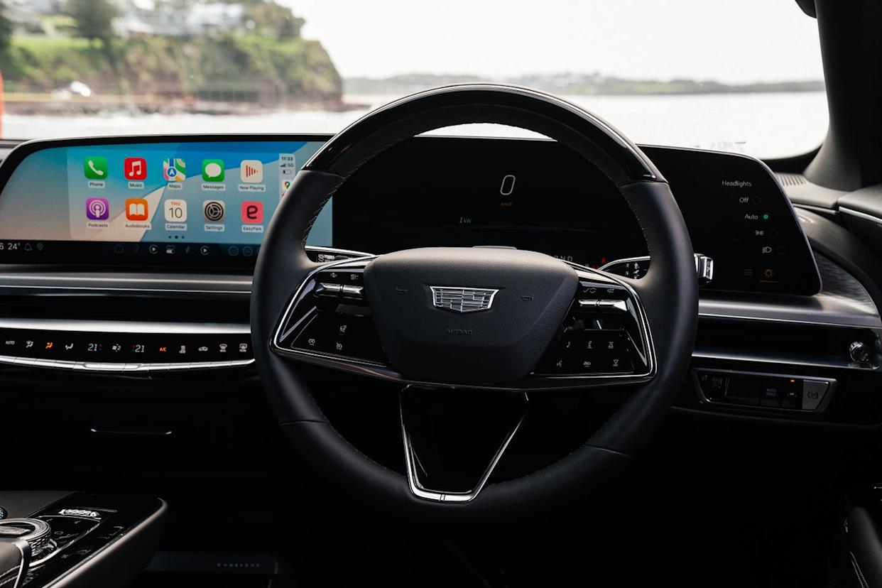 luxury trimmed 2025 cadillac lyriq in right hand drive