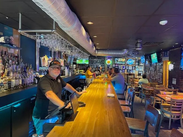Jimmy Garruto, the owner of Jimmy Geez Sports Bar and Grill in Haledon, has kept the bar open using 1,000 gallon water tank parked in the driveway.