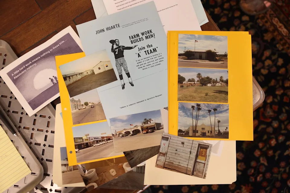 Photographs and handbills.