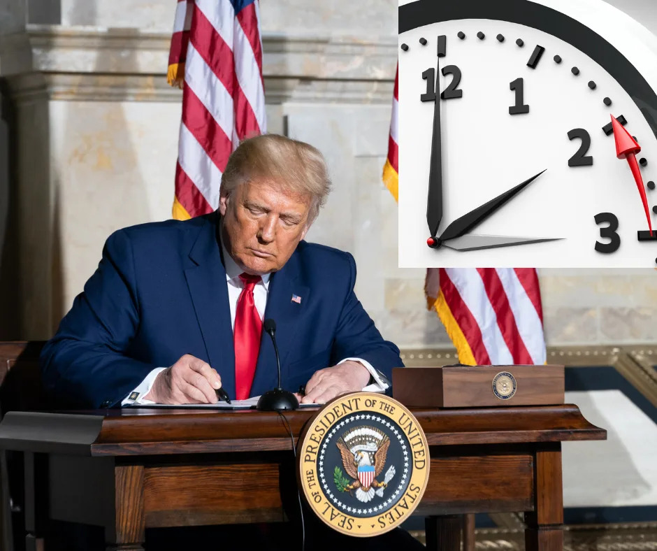 President Donald Trump has previously said the Republican Party would "use its best efforts to eliminate daylight saving time."