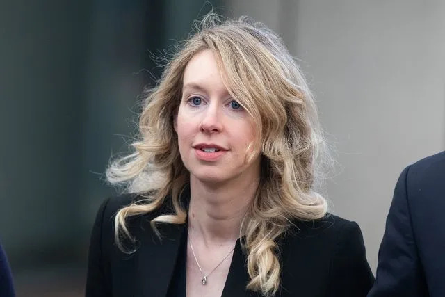 Benjamin Fanjoy/Bloomberg via Getty Elizabeth Holmes before her sentencing in March 2023