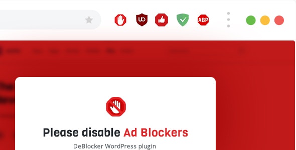 DeBlocker v3.1.0 - Anti AdBlock for WordPress