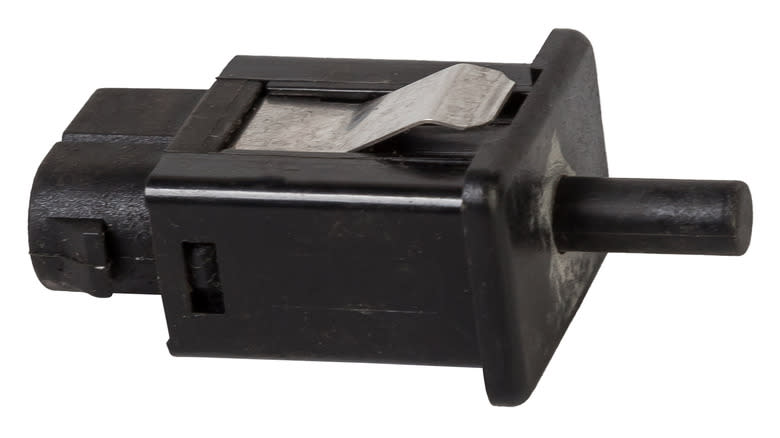 Closeup a brake light switch
