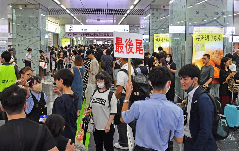 九州新幹線、全線で運転再開　北部の大雨で本数減らし運行