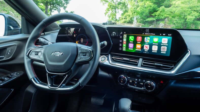 The driver's section of the 2025 Chevrolet Trax