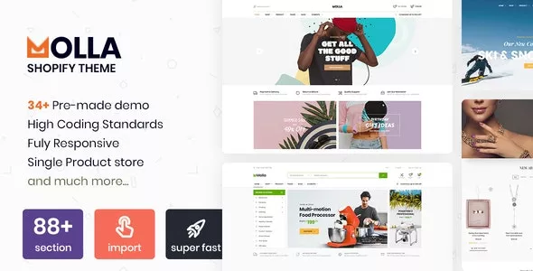 Molla - Multipurpose Responsive Shopify Theme - RTL support v1.7.4