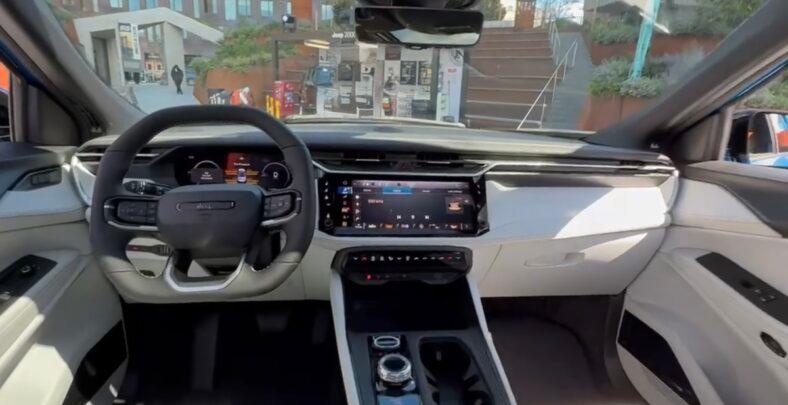 The front cabin of the 2026 Jeep Cherokee is clean and streamlined
