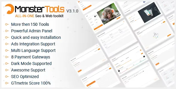 MonsterTools - The All-in-One SEO & Web Toolkit, Like a Swiss Army Knife v3.1.0