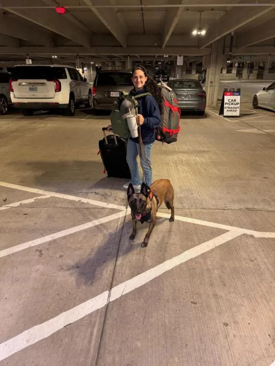 NC SBI K-9 at RDU (Courtesy: NC SBI)