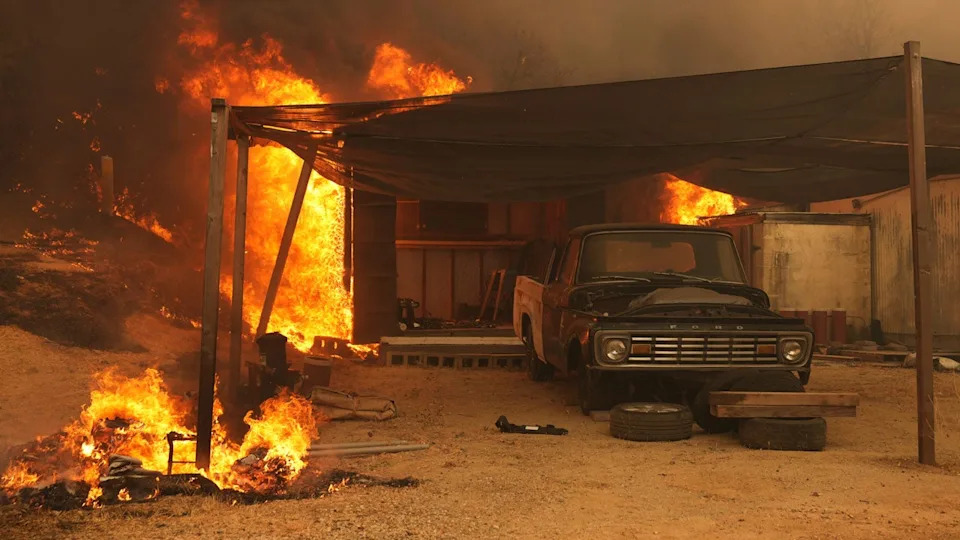 California’s Canyon Fire, In Photos: Firefighters Battle While Residents Flee