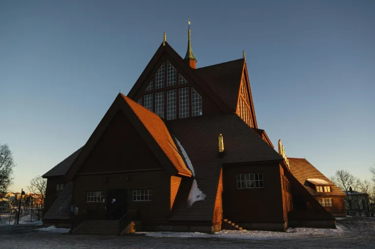 Historic Swedish church being moved as giant mine casts growing shadow