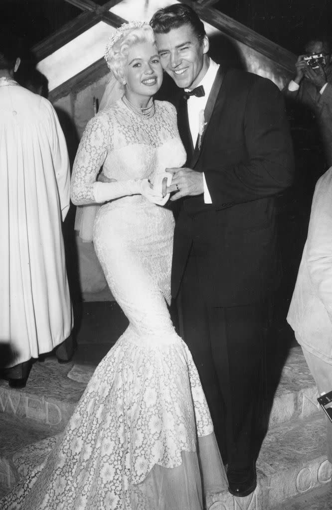 Boda de Jayne Mansfield y Mickey Hargitay