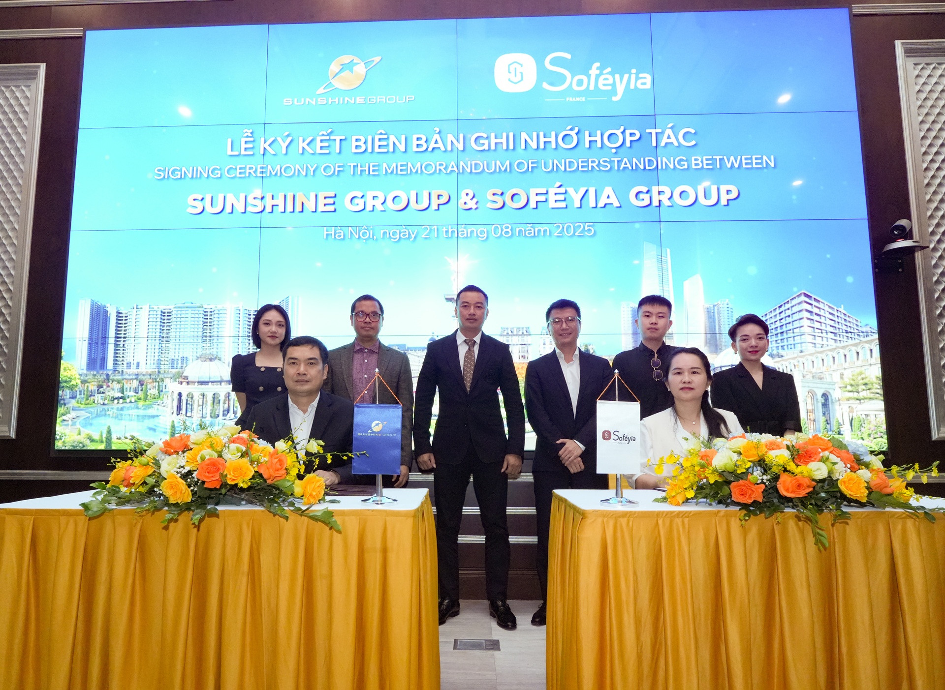 Sunshine ‘bắt tay’ hai thương hiệu quốc tế, nâng tầm không gian sống thông minh