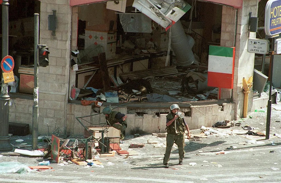 Jerusalem Terror attack at Sbarro