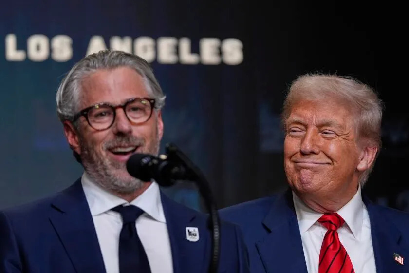 Trump names himself chair of L.A. Olympics task force, sees role for military during Games
