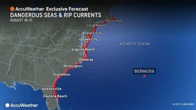 Potential U.S. impacts from Tropical Storm Erin.