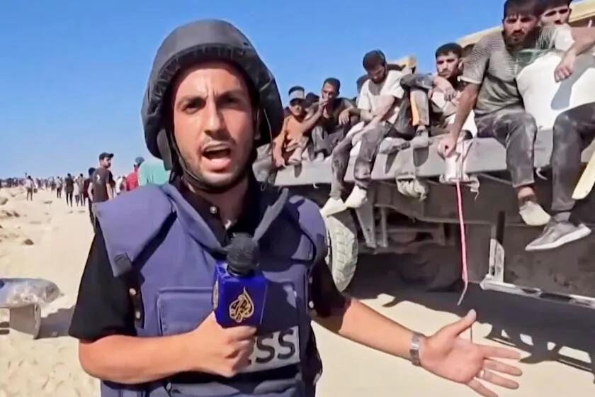 Prominent Al Jazeera journalist among several killed in Israeli strike on Gaza press tent