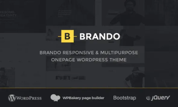 Brando Responsive and Multipurpose OnePage WordPress Theme v3.2