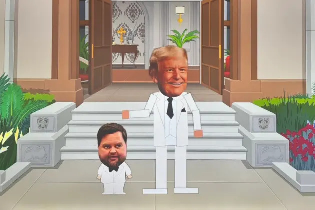 ‘South Park’ Lets Loose With A Trump, Satan & JD Vance Ménage À Trois, ICE Raiding Heaven, & Kristi Noem Shooting Dogs