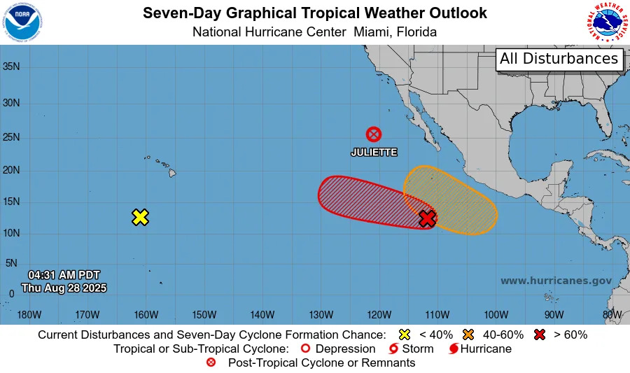 NHC tracking 3 tropical waves in Pacific, 1 in Atlantic: See tracker