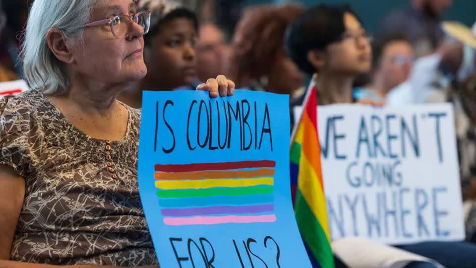 En Columbia, Carolina del Sur, no lejos del campus de la Universidad Bob Jones, un esfuerzo para revocar una prohibición en toda la ciudad sobre la terapia de conversión es uno de varios esfuerzos en todo el país para frenar las restricciones a esta práctica desacreditada. - Joshua Boucher/El Estado/Tribune News Service/Getty Images