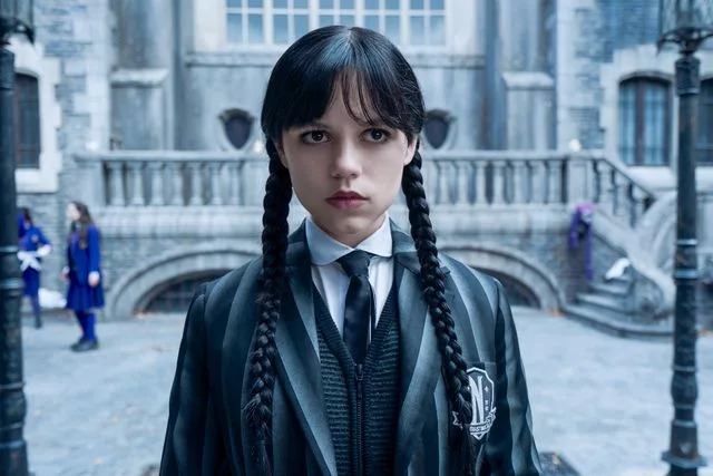 Jonathan Hession/Netflix Jenna Ortega as Wednesday Addams on 'Wednesday' season 2
