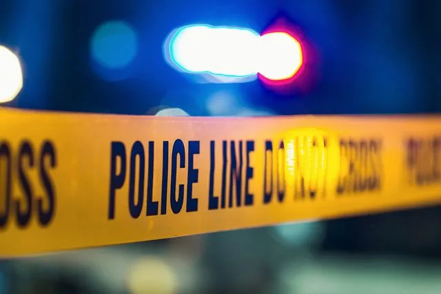 Getty A stock photo of police tape