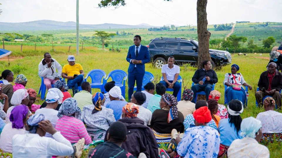 Lawyer Kelvin Kubai, 27, grew up in the area where the fire started and filed the class action lawsuit against the British Army - Festo Lang for CNN