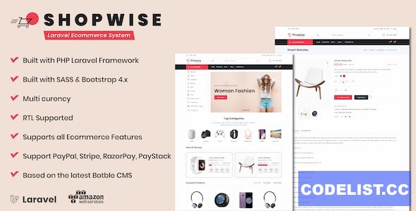 Shopwise v1.28 - Laravel Ecommerce System