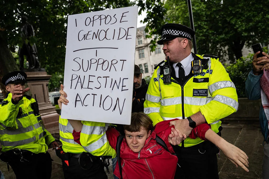 U.K. Police Plan to Make Arrests at Palestine Action Protest
