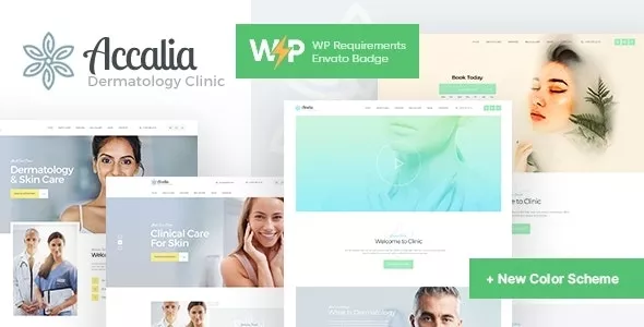Accalia - Dermatology Clinic & Cosmetology Center Medical WordPress Theme + Elementor
