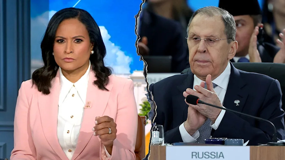 Russian foreign minister accuses NBC host of wanting something to 'sell' during tense Ukraine exchange