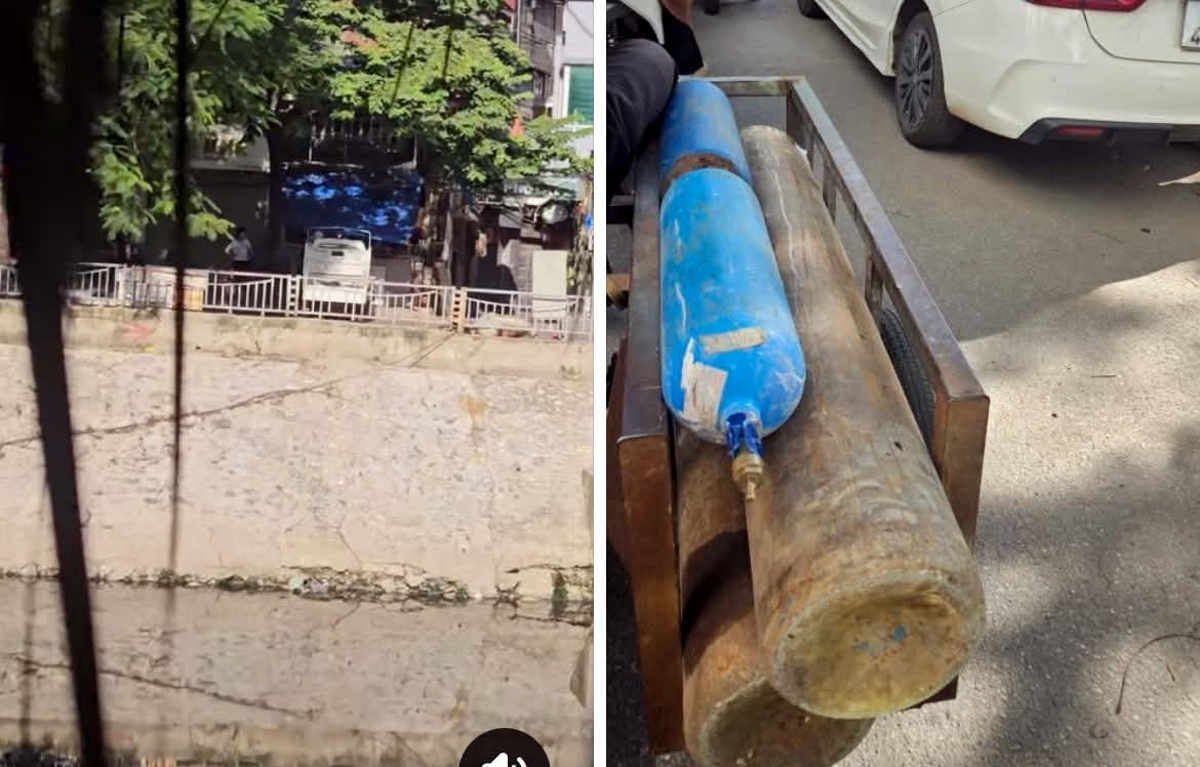 Phát hiện vật liệu nổ nghi là bom khi đào móng nhà ở Hà Nội