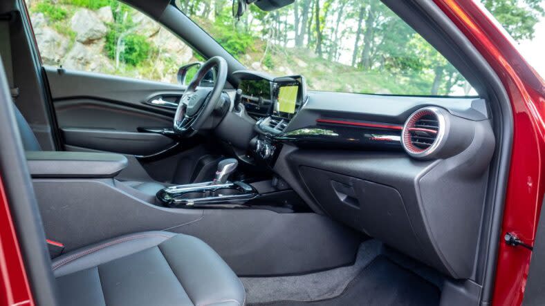 The interior design of the 2025 Chevrolet Trax