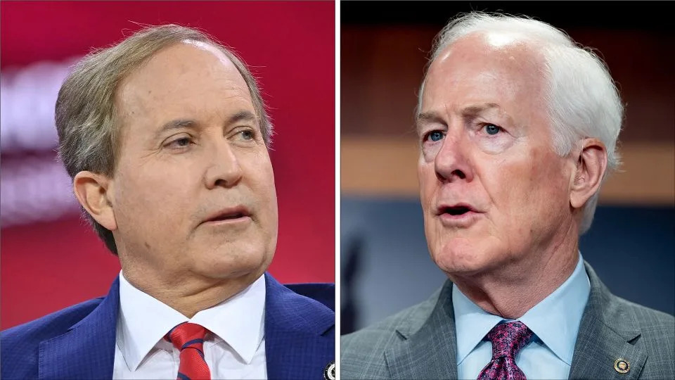 Paxton and Cornyn, facing off for Senate, use their official powers in Texas redistricting fight