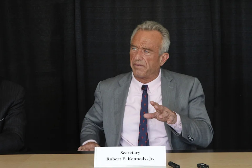 Mark Thiessen/AP - PHOTO: U.S. Health Secretary Robert F. Kennedy Jr. attends a news conference, Aug. 5, 2025, in Anchorage, Alaska.