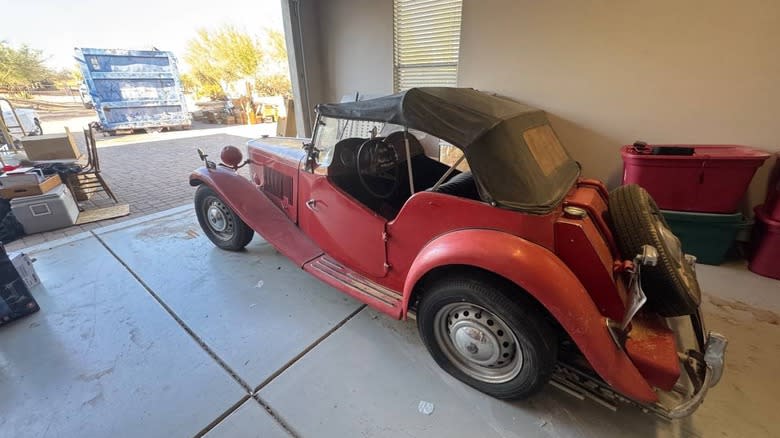 1952 MGTD project Rear End image