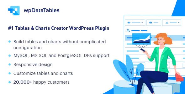 wpDataTables v7.2 - Tables and Charts Manager for WordPress