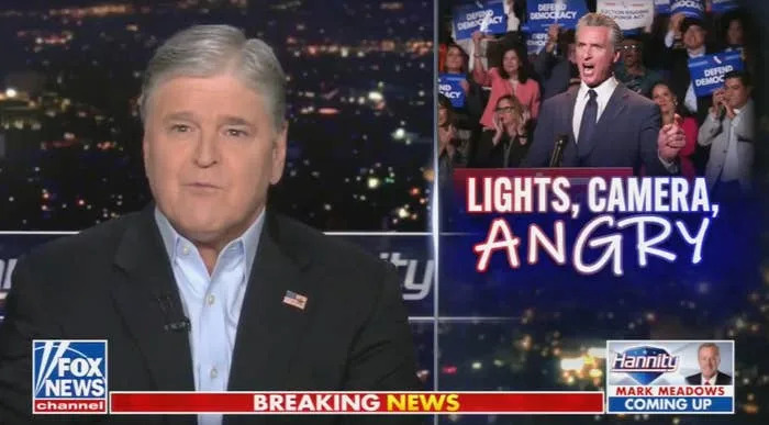 This Clip Of Sean Hannity Trying To Take Down Gavin Newsom Is Going Viral For His Complete Lack Of Self-Awareness