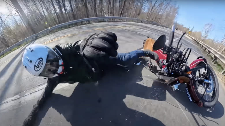 Motorcyclist's Recording Of Her First Crash Highlights The Importance Of Wearing The Right Gear