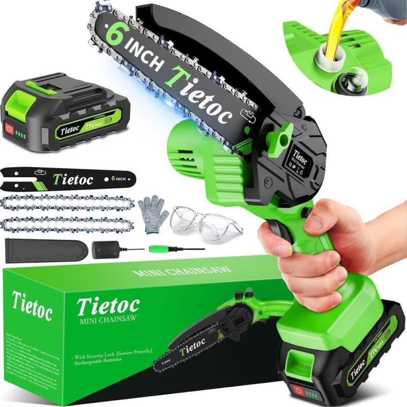 Amazon’s $60 Mini Chainsaw Is Now 33% Off, and It ‘Cuts Like a Whiz’