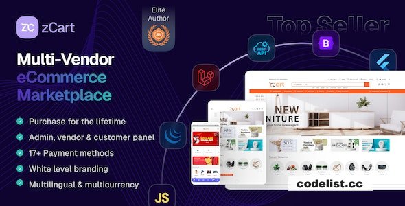 zCart v2.18.0 - Multi-Vendor eCommerce Marketplace - nulled