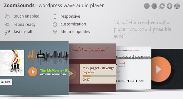 ZoomSounds v5.84 - WordPress Audio Player