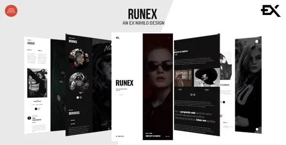 Runex - One Page Portfolio Template v1.3