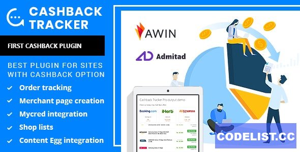 Cashback Tracker v1.6.6 - Wordpress Plugin