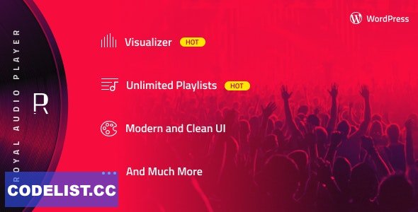 Royal Audio Player Wordpress Plugin v6.1 